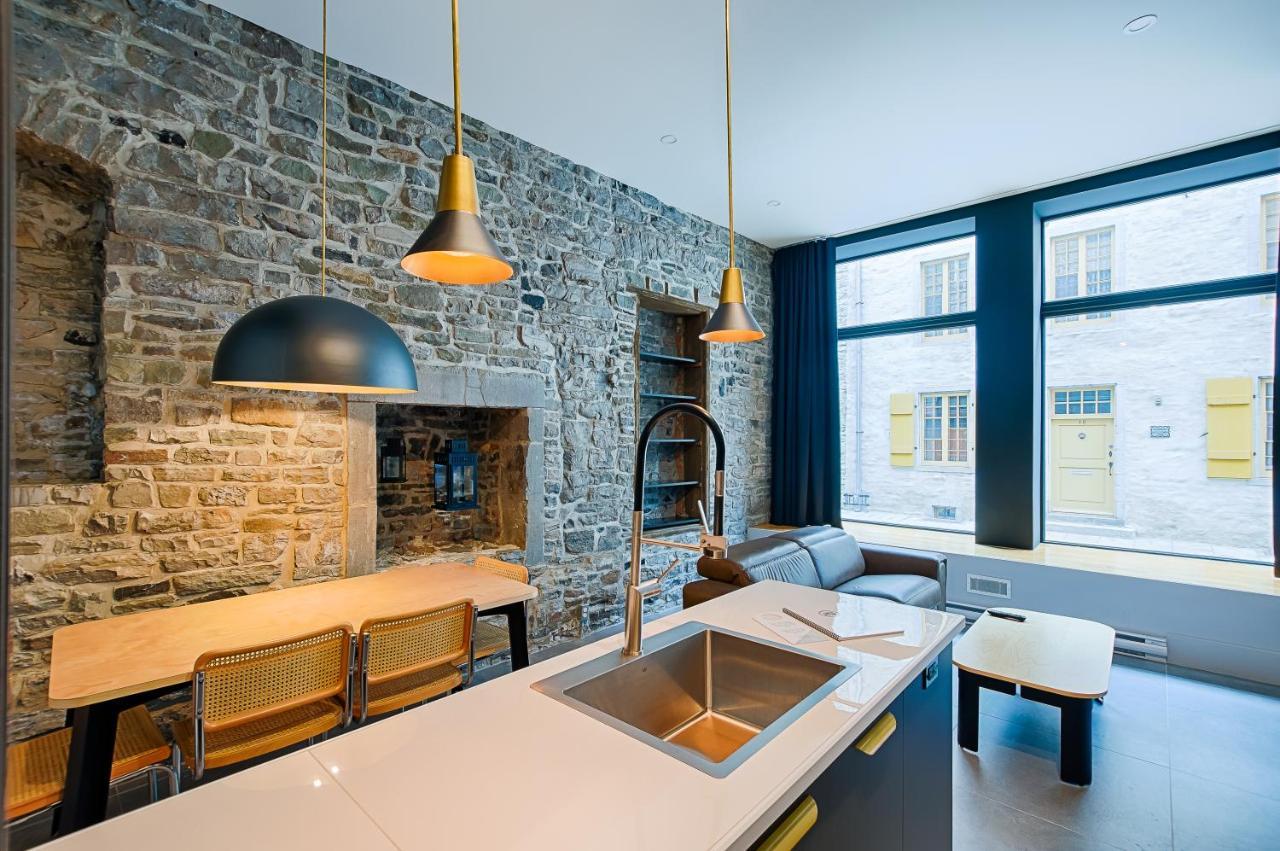 شقة Les Lofts Notre-Dame - Par Les Lofts Vieux-Quebec المظهر الخارجي الصورة