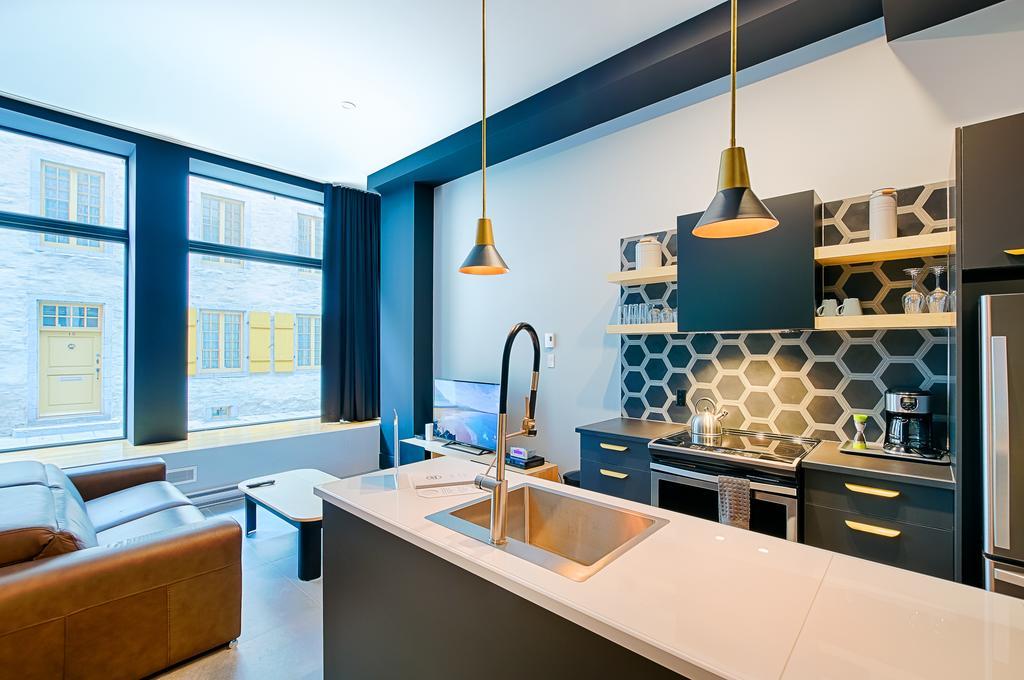 شقة Les Lofts Notre-Dame - Par Les Lofts Vieux-Quebec المظهر الخارجي الصورة