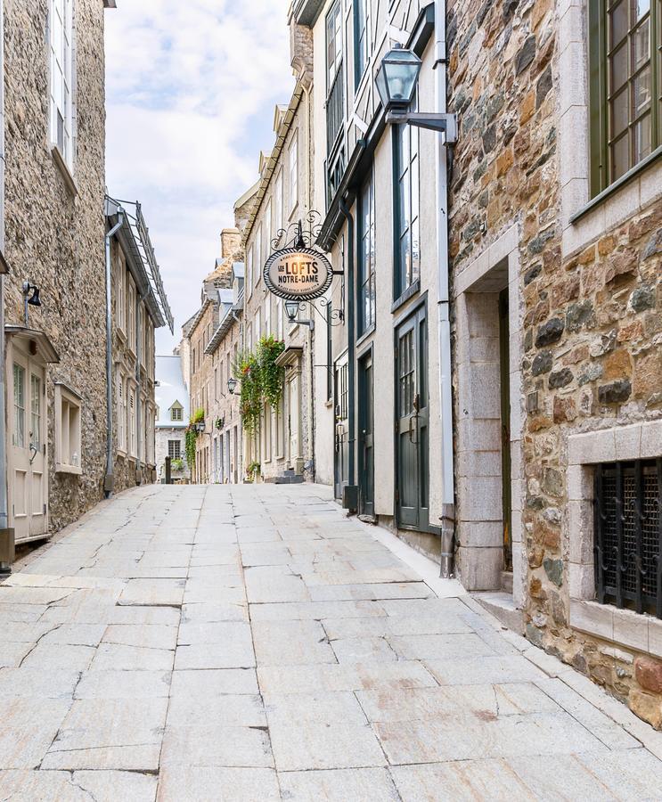 شقة Les Lofts Notre-Dame - Par Les Lofts Vieux-Quebec المظهر الخارجي الصورة